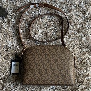 DKNY dome Crossbody‎ monogram bag